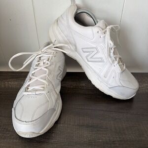 Men's New Balance Size 9.5 White 608 Sneakers Tennis Shoes